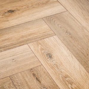 Herringbone Ferrara Oak Laminate Wood Flooring