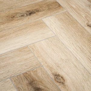 Herringbone Silver Oak Laminate Wood Flooring